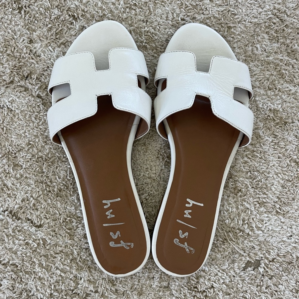 French Sole Alibi Sandal - White